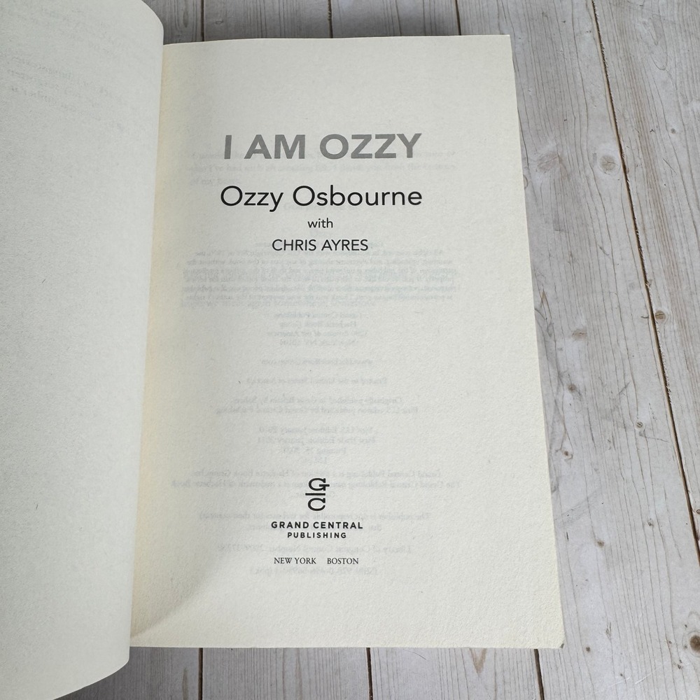 I Am Ozzy Osbourne 2011 First Trade Edition Memoir Grand Central Publishing - Picture 6 of 7